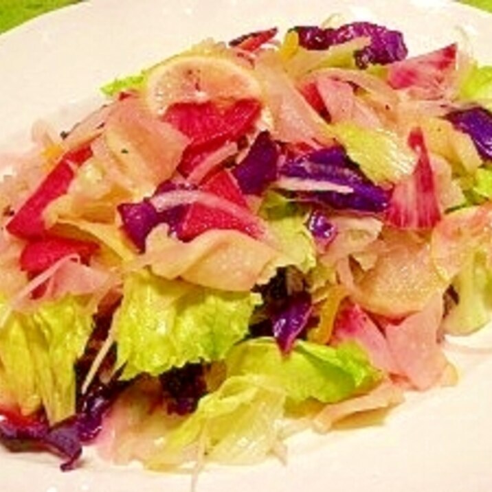 花切り大根入り 野菜サラダ レシピ 作り方 By ブルーボリジ 楽天レシピ 花切り大根入り 野菜サラダ レシピ 作り方 By ブルーボリジ 楽天レシピ